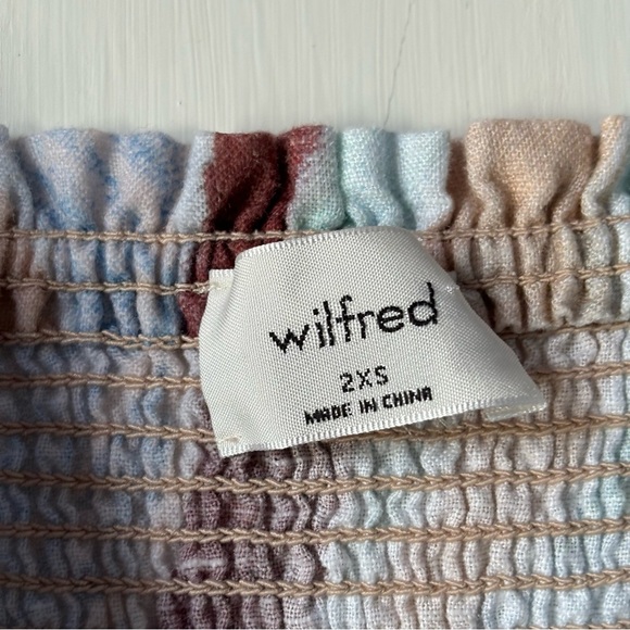 Wilfred Tempest Sleeveless Linen Printed Mini Dress - Picture 8 of 10